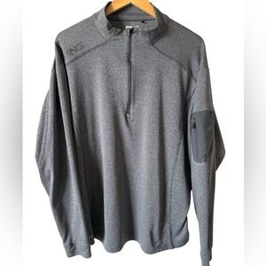 PING SensorCool 1/4 Zip Pullover Mens XL Gray Golf Performance Shirt